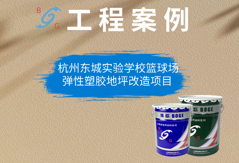 杭州东城实验学校篮球场弹性塑胶地坪改造项目