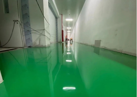 无溶剂自流平绿色